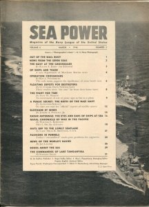 Sea Power 3/1946-military info & pix-naval defense-birth of Nazi Navy-G