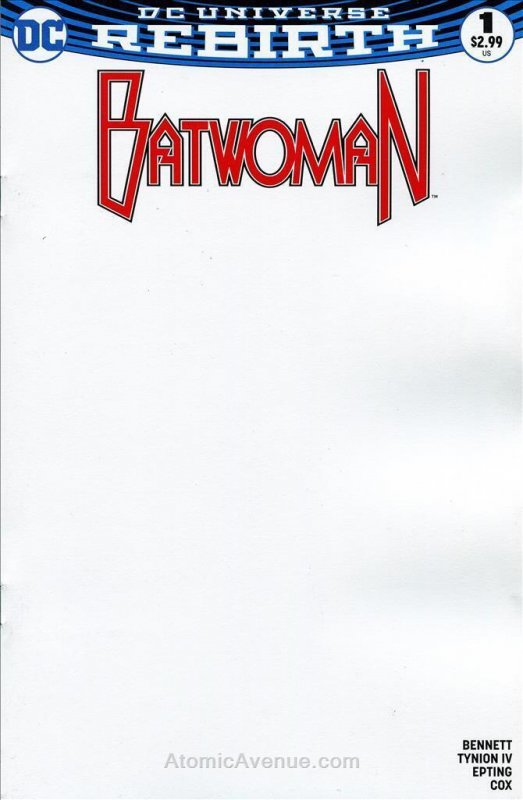 Batwoman (3rd Series) #1B VF/NM; DC | we combine shipping 