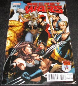 Secret Wars #2 (2015) Mile High Variant