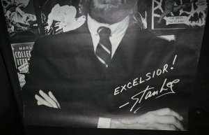 Stan Lee Excelsior Oversized Vintage Poster - Rare