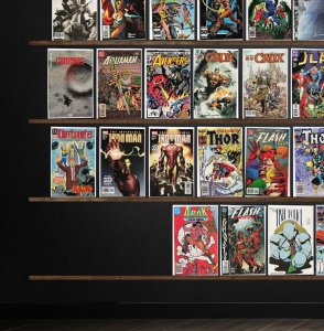 Huge Lot 140+ Comics with Cerebus, Fish Police, Thor, The Flash & More!