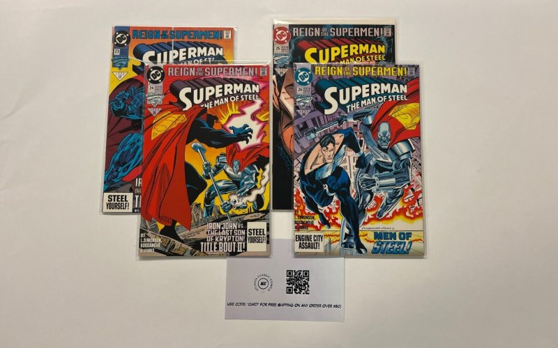 4 Superman The Man of Steel DC Comics Books # 23 24 25 26 26 MS7