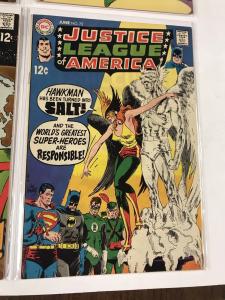 Justice League Of America 63 64 65 66 68 69 70 71 72 Vf/nm Dc Silver Age