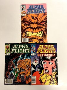 3 Alpha Flight Marvel Comics #8 9 10 Hulk Avengers Hulk Iron-Man Thor 92 JS3