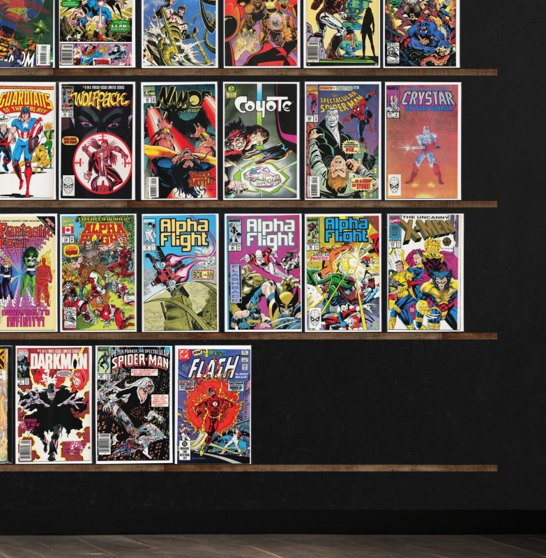 Huge Lot 140+ Comics with Alpha Flight, Thor, Fantastic Four & More!