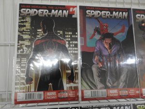 Miles Morales: Ultimate Spider-Man #1-12  (2014) Complete Set! Beautiful NM-/NM!