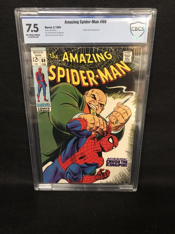 Amazing Spider-man #69 (Marvel, 1969) CBCS 7.5