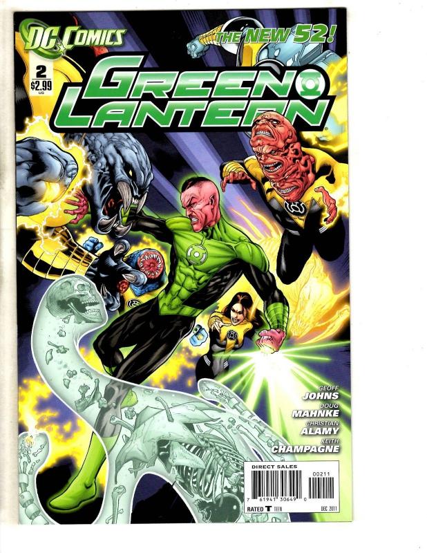 Lot Of 9 Green Lantern New 52 DC Comic Books # 2 3 4 5 6 7 9 10 11 Batman MK7