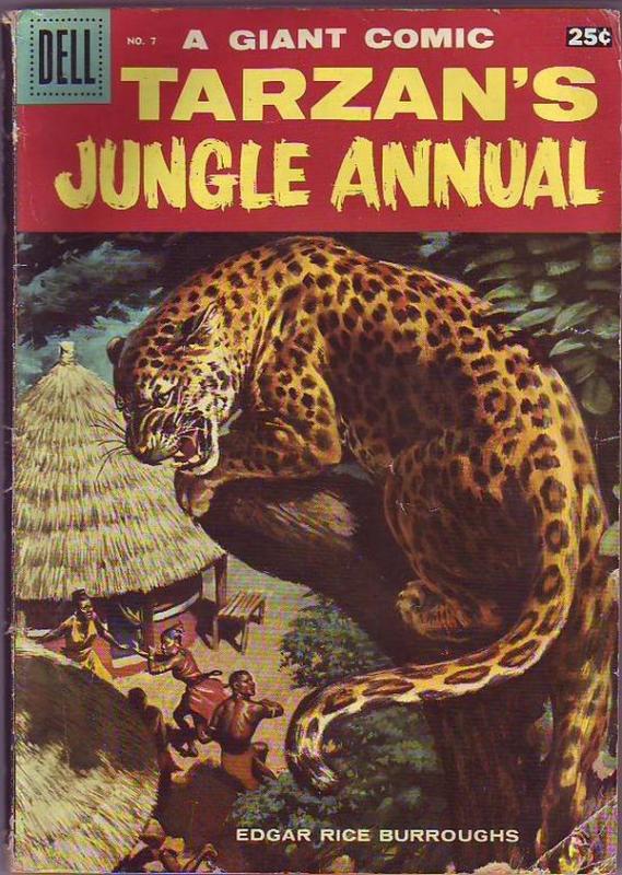 Dell Tarzan's Jungle Annual #7 (Jan-58) VG- Affordable-Grade Tarzan, Boy