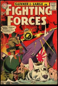 OUR FIGHTING FORCES #87 1964-JOE KUBERT COVER VG