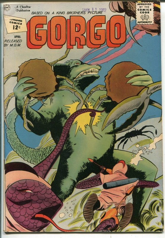 Gorgo #6 1962-Charlton-Steve Ditko-based on MGM monster movie-FN+ 
