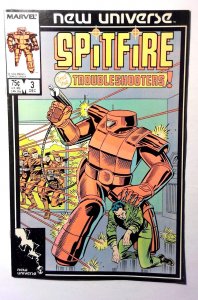 Spitfire and the Troubleshooters #3 (1986) Marvel Comics 1st Print Comic Book