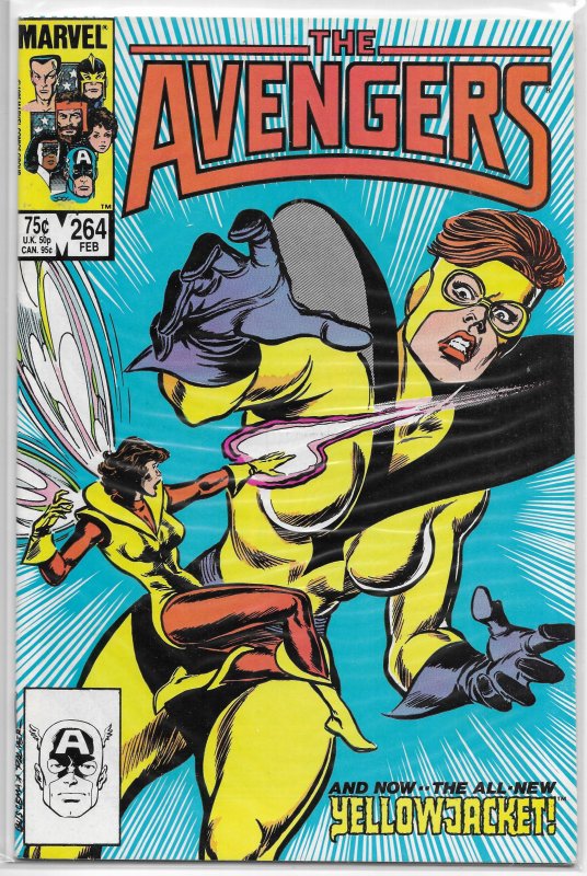 Avengers   vol. 1   #264 FN Stern/Buscema/Palmer, 1st new Yellowjacket