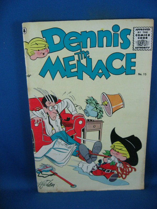 DENNIS THE MENACE 15 VG+ 1956