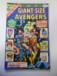 Giant-Size Avengers #5 (1975) FN+ Condition