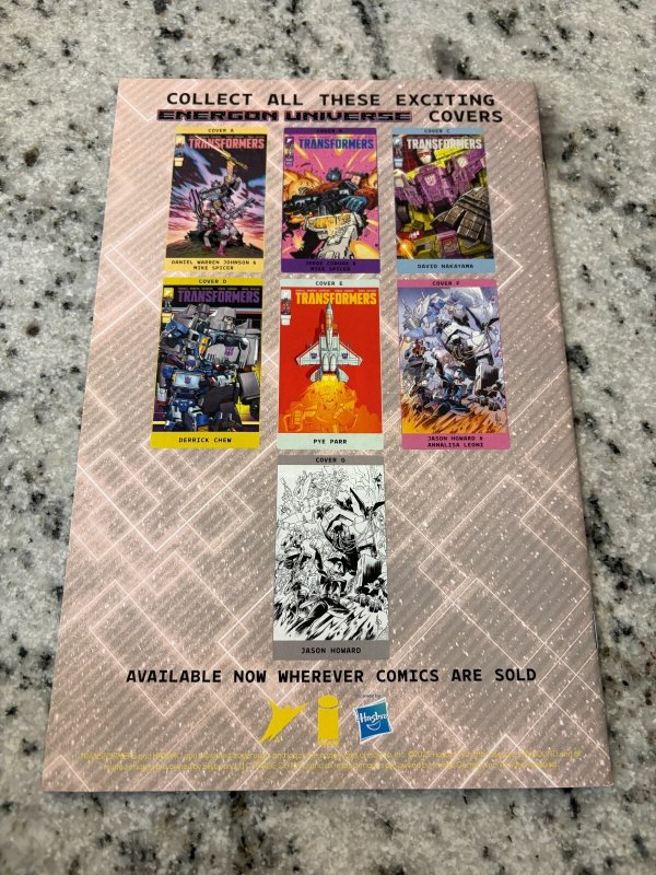 Transformers # 21 NM 1st Print Variant Cover Image Comic Book Skybound 16 J436