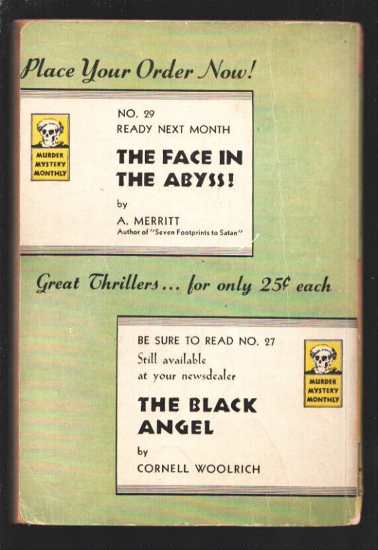 Murder Mystery Monthly #28 1945-Avon-Five Sinister Characters-Raymond Chandle...