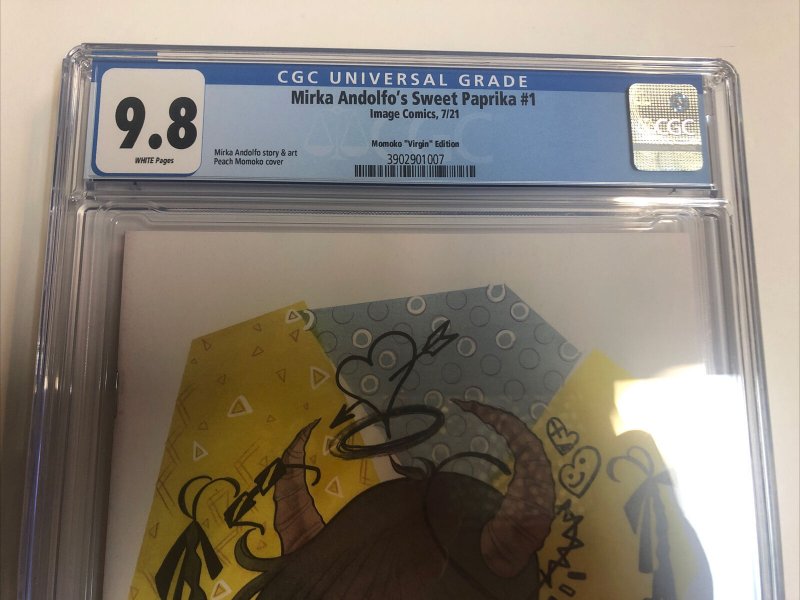 Mirka Andolfo’s Sweet Paprika (2021) # 1 (CGC 9.8 WP) Census = 2 Momoko Variant