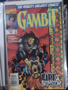 GAMBIT #  4  1997  MARVEL DISNEY CAJUN X-MEN remy lebeau  SIENKIEWICZ