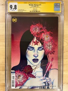 Wonder Woman #71 Variant Cover CGCSS 9.8 Signed by Jenny Frison