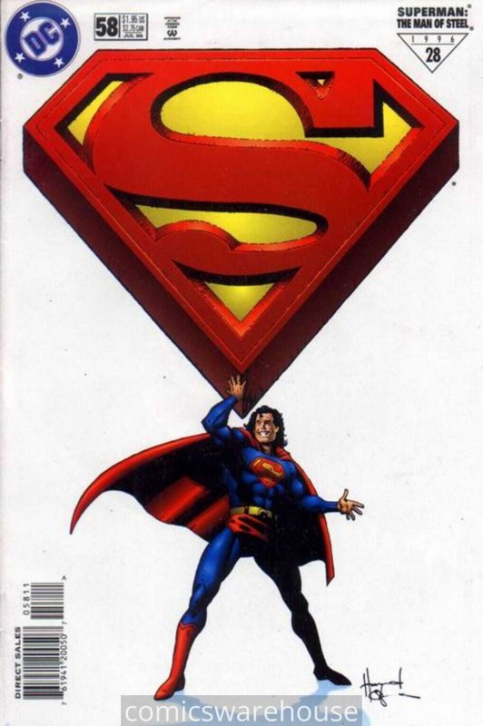 SUPERMAN: MAN OF STEEL (1991 DC) #58 NM A93868