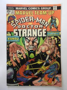 Marvel Team-Up #21  (1974) VG Condition! MVS intact! 1/2 in tear front cover