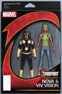 Now Champions #1 (Christopher Now Action Figure Var) Marvel Comics Comic Book