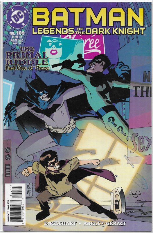 Batman: Legends of the Dark Knight   #109 VF (Primal Riddle 1) Englehart, Abell