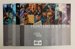 Civil War Front Line #1-11 Set (Marvel 2006) Paul Jenkins (7.0-9.0)