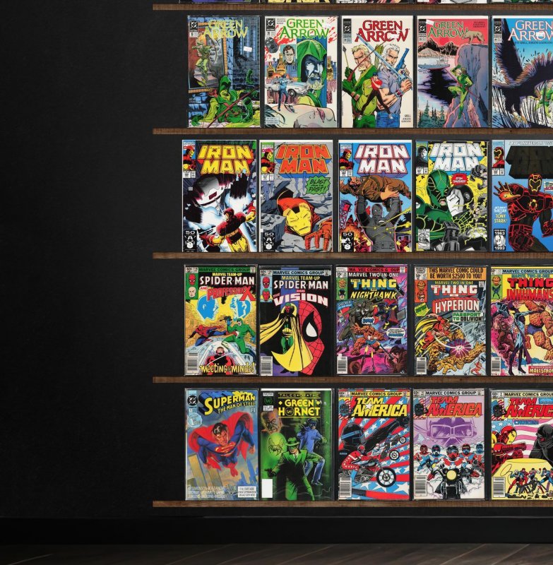 Huge Lot 160+ Comics with Captain America, Iron Man, Daredevil & More!