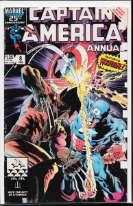 Captain America Annual #8 Direct Edition (1986) Captain America