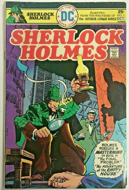 SHERLOCK HOLMES#1 FN 1975 DC BRONZE AGE COMICS 