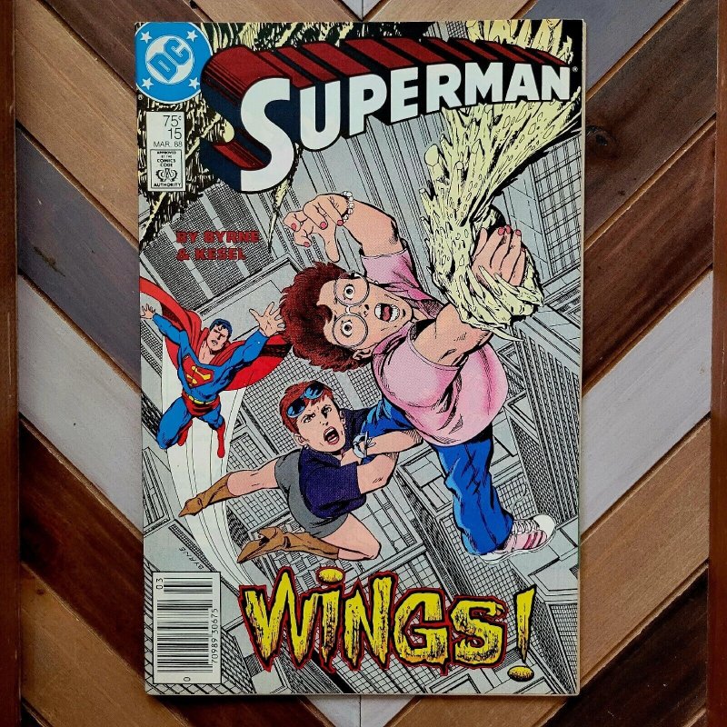 SUPERMAN #15-18 (DC 1988) HIGH GRADE Set of 4, SUPERGIRL! NEWSSTAND, John Byrne