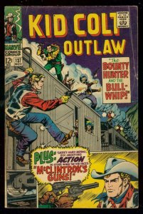 KID COLT OUTLAW #197 1967-BULLWHIP-BOUNTY HUNTER-MARVEL VG