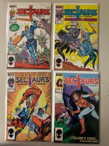 Sectaurs lot #1-4 4 diff 8.0 (1985)