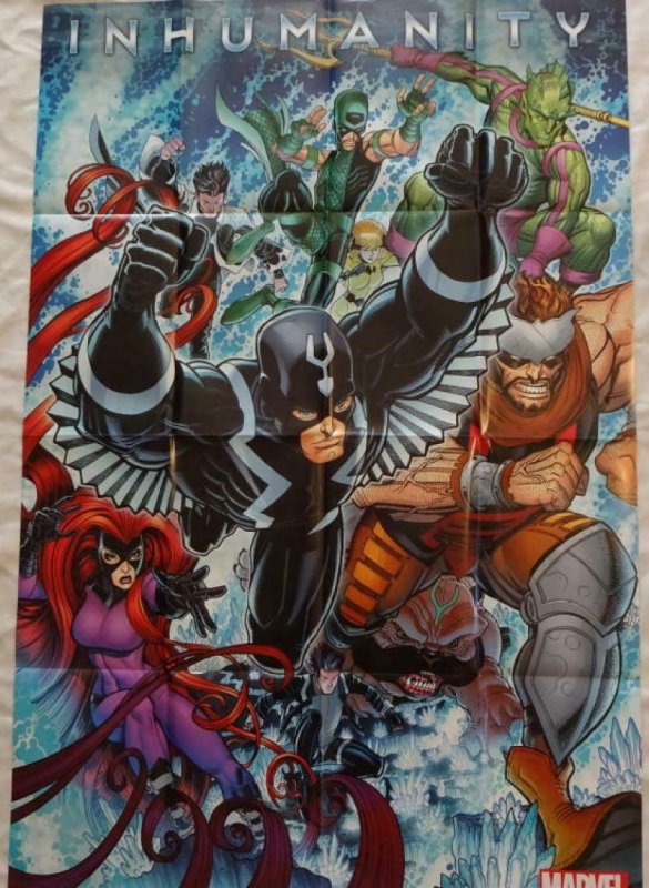 INHUMANITY Promo Poster, 24 x 36, 2013, MARVEL INHUMANS, Unused 272