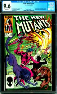 New Mutants #16 CGC Graded 9.6 1st Thunderbird II (Warpath)