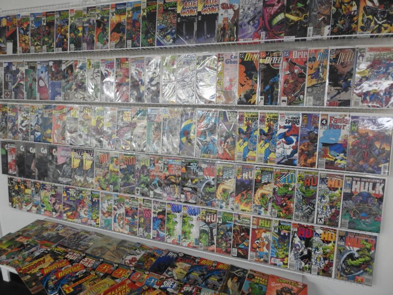 Huge Lot 160+ Comics W/ Hulk, Spider-Man, Star Wars, +More! Avg FN Condition!