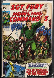 Sgt. Fury #72 (1969) Sgt. Fury