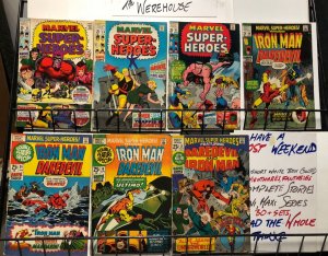 MARVEL SUPER HEROES 23-25, 28-31 classic first generation reprints  . . . VG-F