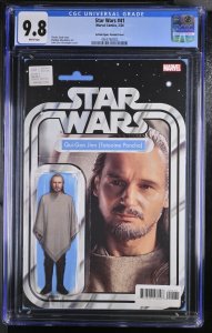 Star Wars #41 CGC 9.8 Qui-Gon Jinn Action Figure Variant Cover Marvel 2023 WP