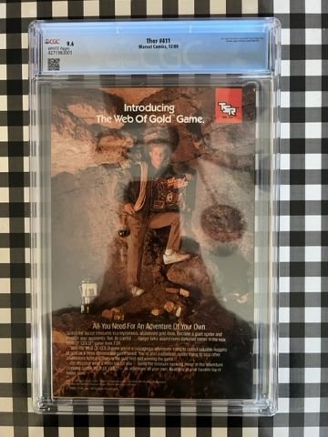 The Mighty Thor #411 (1989) - CGC 9.6 - 1st Cameo New Warriors !