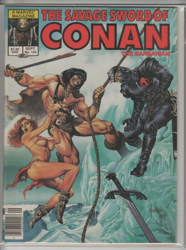 SAVAGE SWORD OF CONAN #104 F A01386