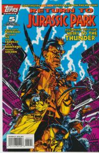 Return to Jurassic Park #5 VF ; Topps