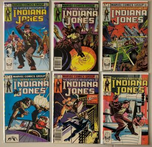 Indiana Jones comics lot #1-10 6 diff avg 6.0 (1983)