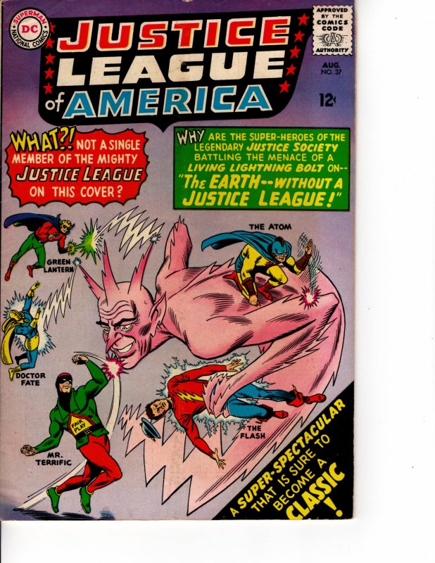 JUSTICE LEAGUE of AMERICA #37 For Sale INVESTMENT PRICED Buy Now SILVER AGE JLA