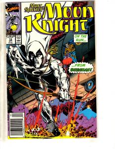 Lot Of 10 Moon Knight Marvel Comic Books # 11 12 13 14 15 16 17 18 19 20 CR41