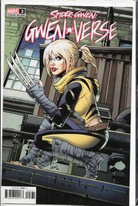 Spider-Gwen: Gwenverse #3 Greg Land Cover (2022) Spider-Gwen