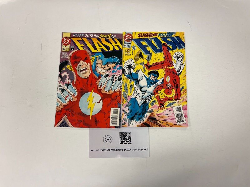 2 The Flash DC Comics Books #84 85 Waid 16 JW16
