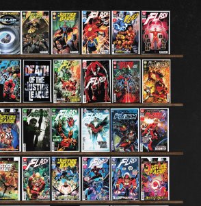 Huge Lot 140+ Comics with The Flash, Justice League & More!
